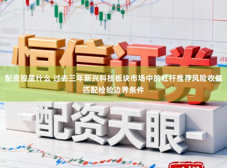 配资股是什么 过去三年新兴科技板块市场中的杠杆推荐风险收益匹配检验边界条件