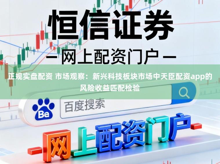 正规实盘配资 市场观察：新兴科技板块市场中天臣配资app的风险收益匹配检验